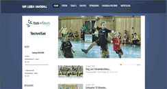 Desktop Screenshot of dauner-handball.de